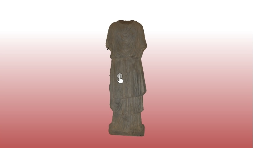 Statua di Igea in 3D